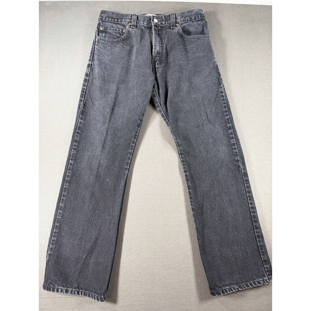 Vintage Y2K Levi’s 517 Bootcut Denim Jeans Mens 32x30 Black Western Flare Cowboy